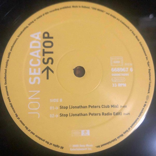 Jon Secada - Stop | Epic (FMM 668967 6) - 4