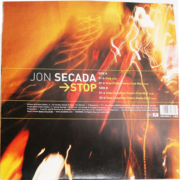 Jon Secada - Stop | Epic (FMM 668967 6) - 2