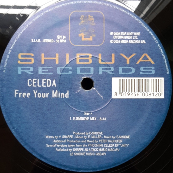 Celeda - Free Your Mind | Shibuya Records (SH 14) - 2