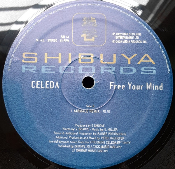 Celeda - Free Your Mind | Shibuya Records (SH 14)