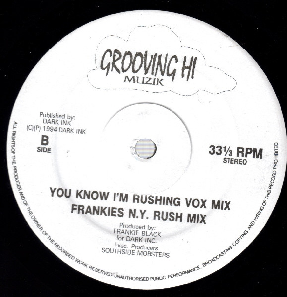 Frankie Black Project - Rushing | Grooving Hi Muzik (MARCUS 001) - 2