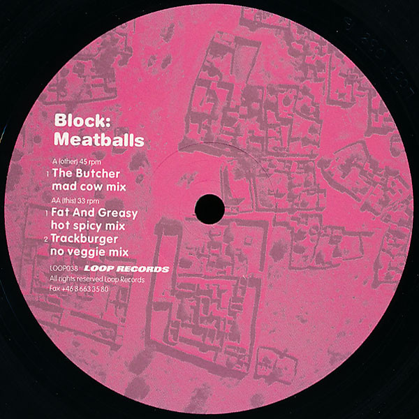 Block - Meatballs | Loop Records (LOOP038) - main Block - Meatballs | Loop Records (LOOP038) - main