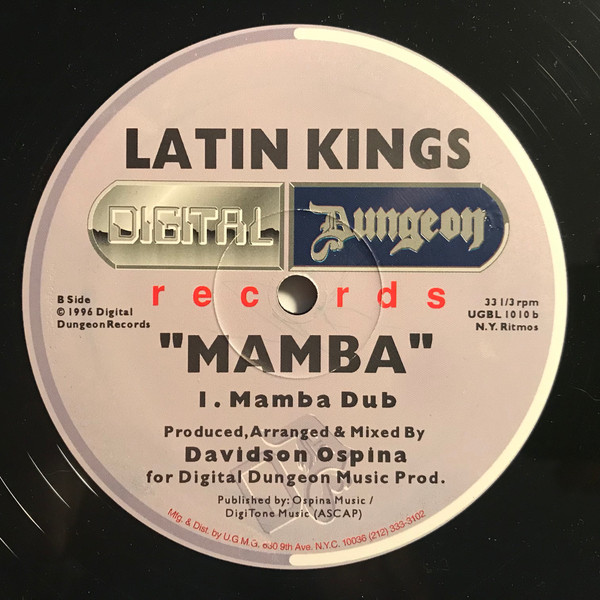Latin Kings - Mamba | Digital Dungeon Records (UGBL 1010) - 2