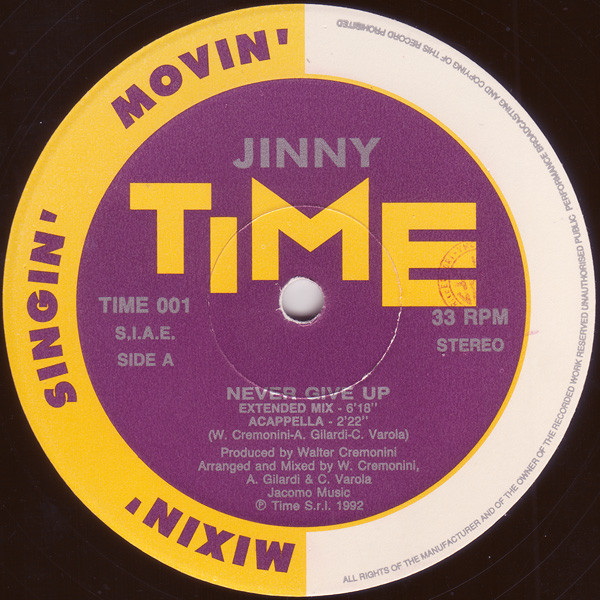Jinny - Never Give Up | Time (TIME 001) - 3