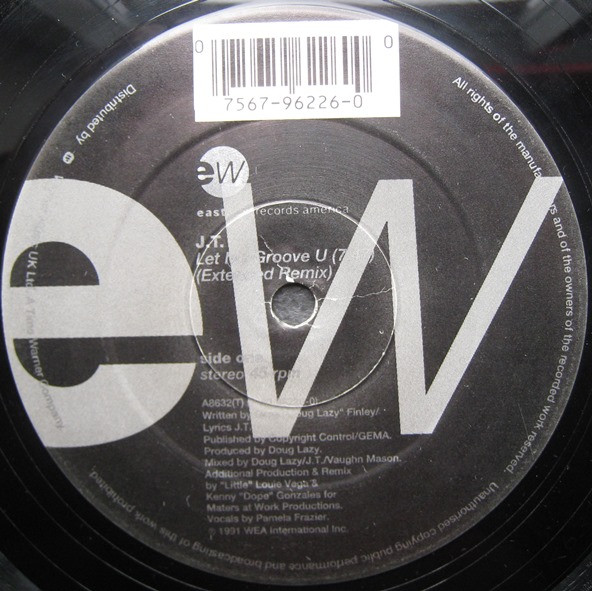 J.T. - Let Me Groove U | EastWest (7567-96226-0) - 2