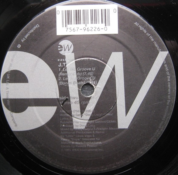 J.T. - Let Me Groove U | EastWest (7567-96226-0) - 3