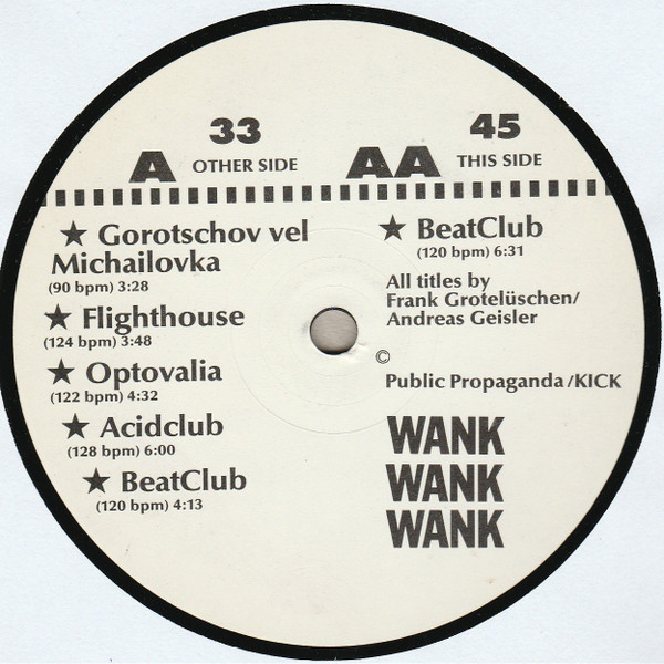 Wank Wank Wank - Beat Club | U.S.S. (LP 572 93 922 AF) - 3 Wank Wank Wank - Beat Club | U.S.S. (LP 572 93 922 AF) - 3