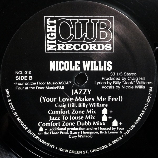 Nicole Willis - Jazzy (Your Love Makes Me Feel) | Night Club Records (NCL-010) - 2 Nicole Willis - Jazzy (Your Love Makes Me Feel) | Night Club Records (NCL-010) - 2