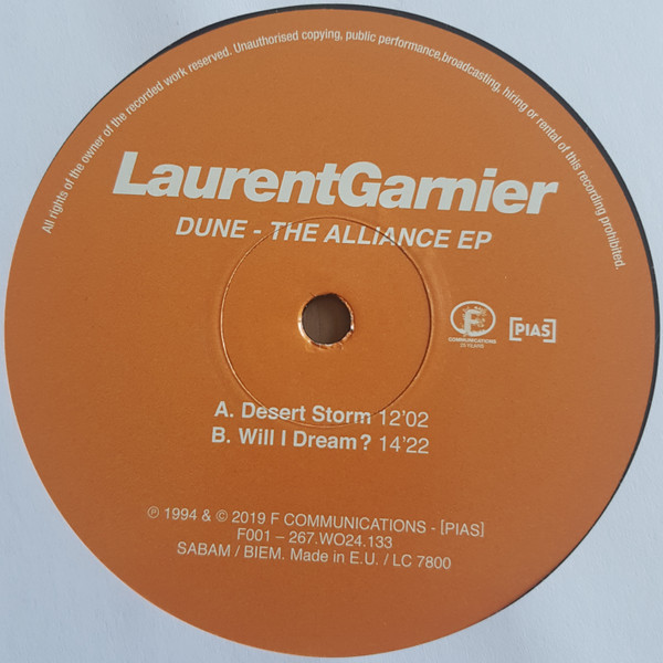 Dune - The Alliance EP | F Communications (F001) - 3