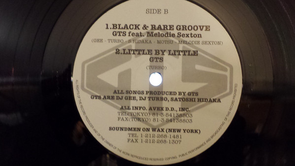 GTS - Black & Rare Groove / Little By Little | Artimage Vinyls (AIV-12013) - 2 GTS - Black & Rare Groove / Little By Little | Artimage Vinyls (AIV-12013) - 2