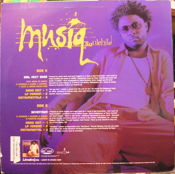 Musiq Soulchild - Girl Next Door | Def Soul (314 572 748-1) - 2 Musiq Soulchild - Girl Next Door | Def Soul (314 572 748-1) - 2