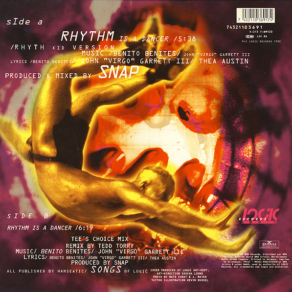Snap! - Rhythm Is A Dancer (Remix) | Logic Records (LOC 86) - 2