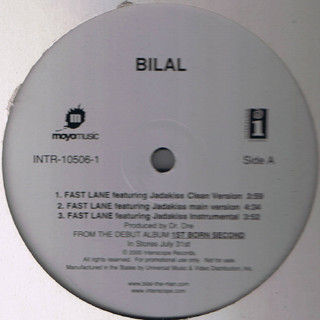Bilal - Fast Lane | Interscope Records (INTR-10506-1) - 2