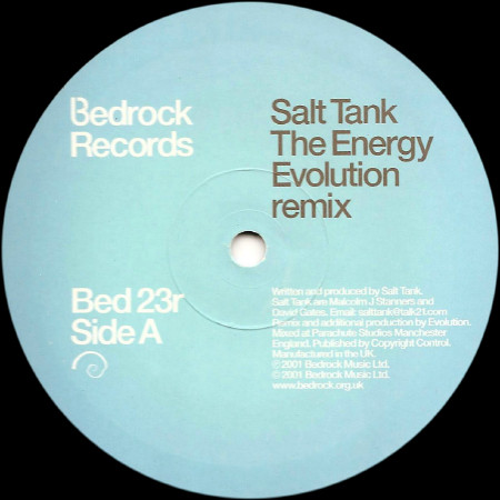 Salt Tank - The Energy | Bedrock Records (Bed 23r) - 3