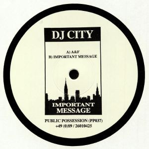 DJ City - Important Message | Public Possession (PP037)