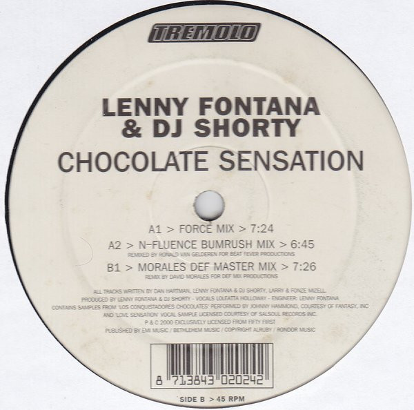 Lenny Fontana & DJ Shorty - Chocolate Sensation | Tremolo (TRE2024) - 3 Lenny Fontana & DJ Shorty - Chocolate Sensation | Tremolo (TRE2024) - 3