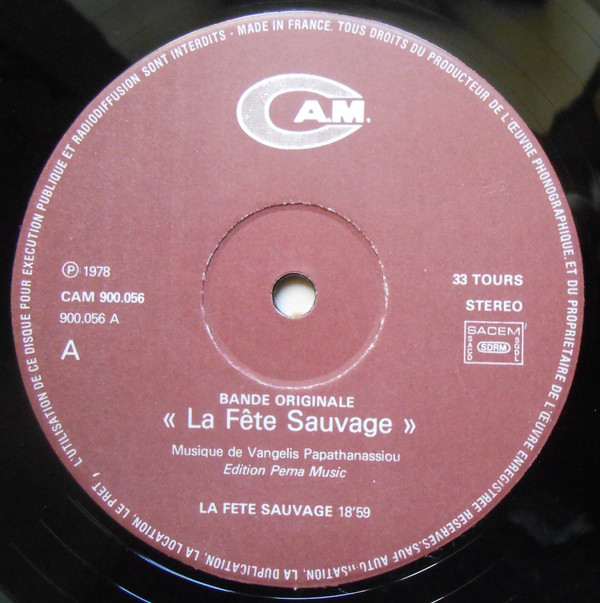 La Fête Sauvage (Bande Originale)