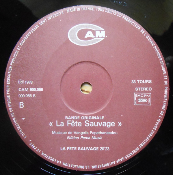 La Fête Sauvage (Bande Originale)