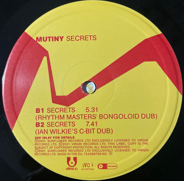 Mutiny - Secrets | Ultralab (7243 8 97831 6 2) - 4 Mutiny - Secrets | Ultralab (7243 8 97831 6 2) - 4