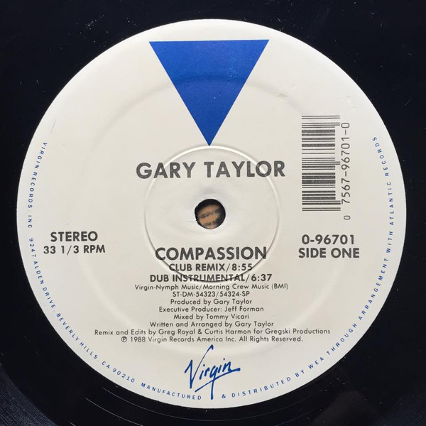 Gary Taylor - Compassion | Virgin (0-96701) - main