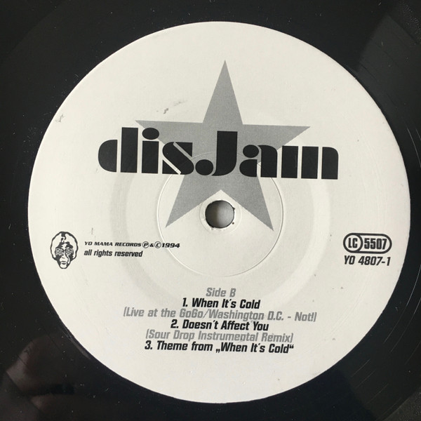 Disjam - When It's Cold EP | Yo Mama's Recording (YO 4807-1) - 4 Disjam - When It's Cold EP | Yo Mama's Recording (YO 4807-1) - 4