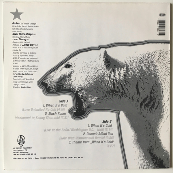Disjam - When It's Cold EP | Yo Mama's Recording (YO 4807-1) - 2 Disjam - When It's Cold EP | Yo Mama's Recording (YO 4807-1) - 2
