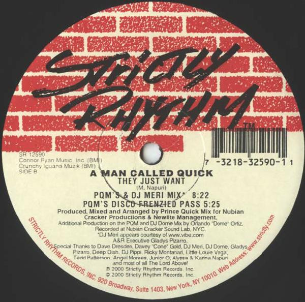A Man Called Quick - They Just Want | Strictly Rhythm (SR 12590) - 3