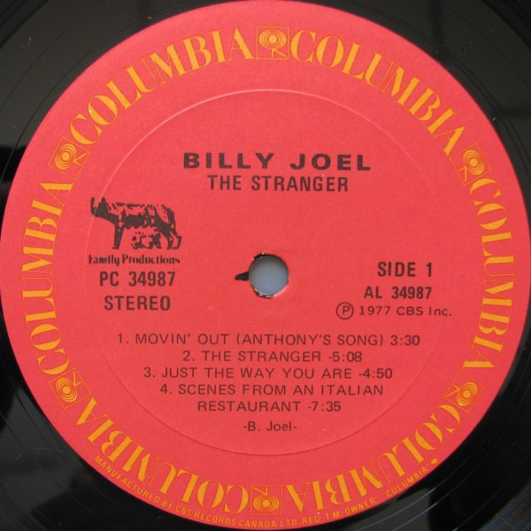 Billy Joel - The Stranger | Columbia (PC 34987) - 3 Billy Joel - The Stranger | Columbia (PC 34987) - 3