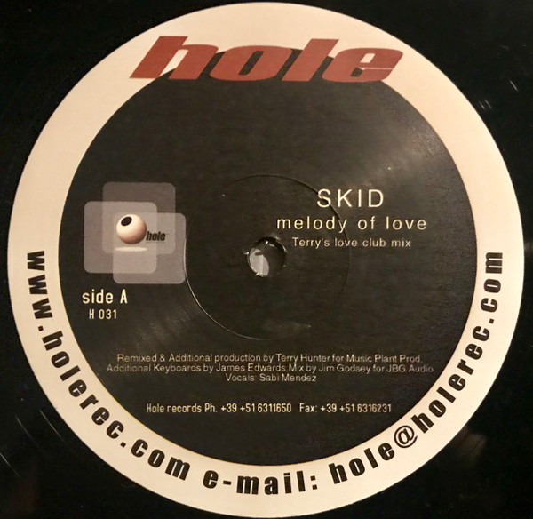 Skid - Melody Of Love | Hole (H 031) - 3 Skid - Melody Of Love | Hole (H 031) - 3
