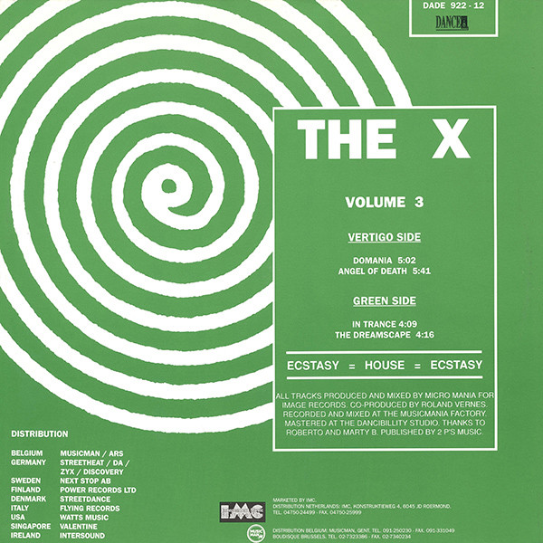 The X - The X - Volume 3 | Dance Device (DADE 922 - 12) - 2 The X - The X - Volume 3 | Dance Device (DADE 922 - 12) - 2