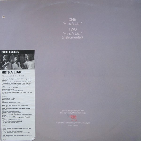 Bee Gees - He's A Liar | RSO (2141 429) - 2