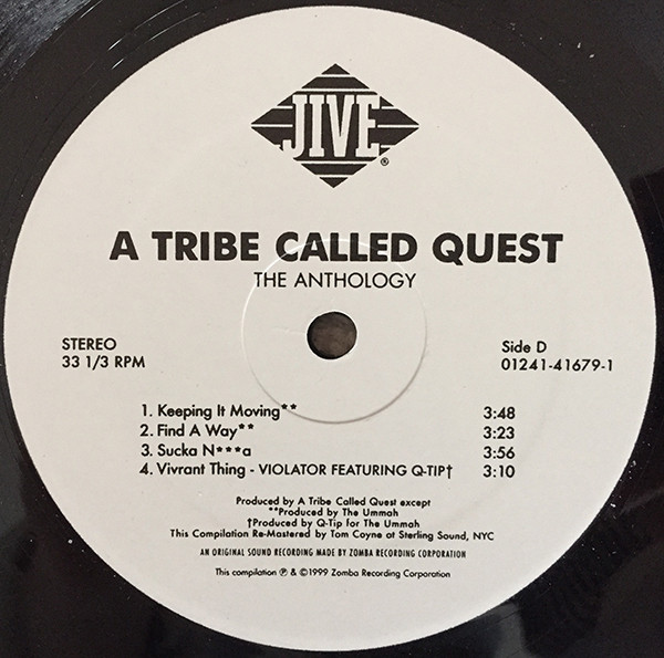 A Tribe Called Quest - The Anthology | Jive (01241-41679-1) - 8 A Tribe Called Quest - The Anthology | Jive (01241-41679-1) - 8