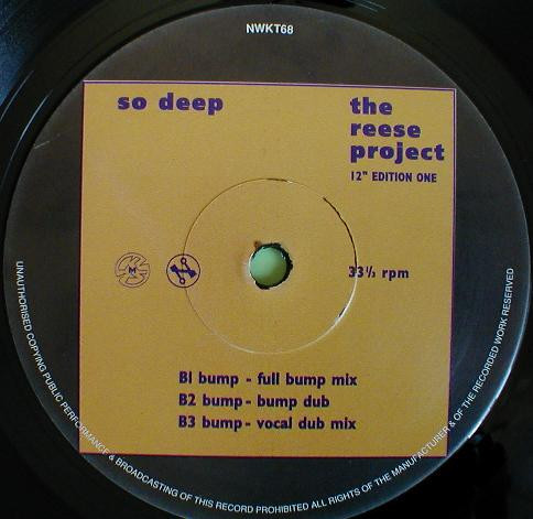 The Reese Project - So Deep (12" Edition One) | Network Records (NWKT68) - 4 The Reese Project - So Deep (12" Edition One) | Network Records (NWKT68) - 4