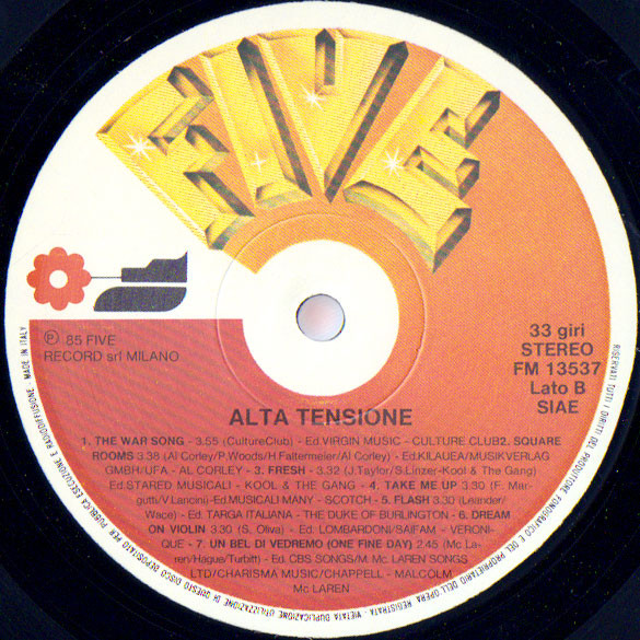 Various - Alta Tensione | Five (FM 13537) - 4 Various - Alta Tensione | Five (FM 13537) - 4