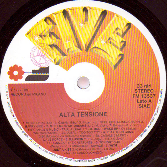 Various - Alta Tensione | Five (FM 13537) - 3 Various - Alta Tensione | Five (FM 13537) - 3