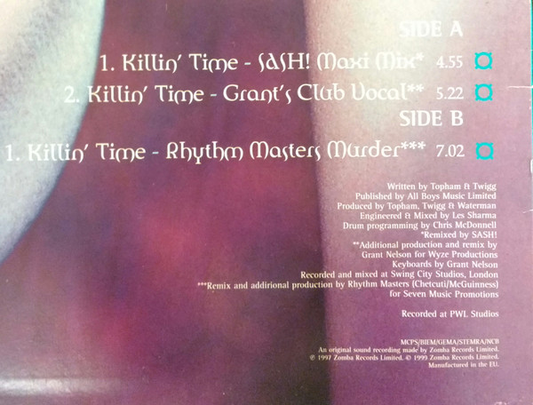 Tina Cousins - Killin' Time | Jive (0519230) - 5