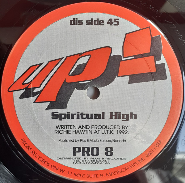 UP! - Spiritual High | Probe Records (PRO 8)