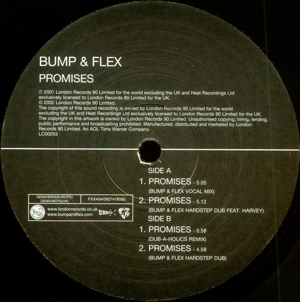 Bump & Flex - Promises | FFRR (FXX 404)