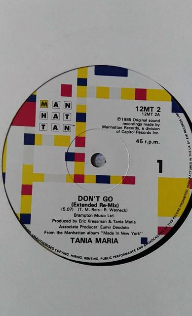 Tania Maria - Don't Go | Manhattan Records (12MT 2) - main