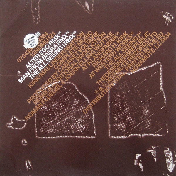 Cabaret Voltaire - Yashar (Remixes) | NovaMute (12NOMU121) - 2 Cabaret Voltaire - Yashar (Remixes) | NovaMute (12NOMU121) - 2