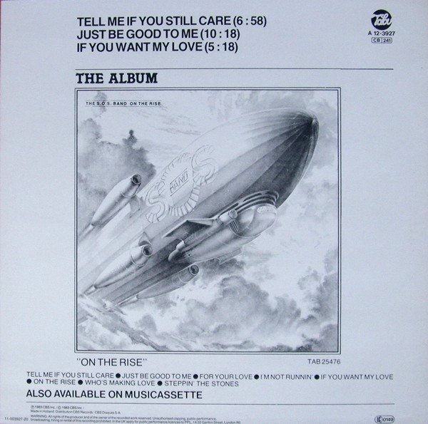 The S.O.S. Band - Tell Me If You Still Care | Tabu Records (TABA 12-3927) - 2 The S.O.S. Band - Tell Me If You Still Care | Tabu Records (TABA 12-3927) - 2