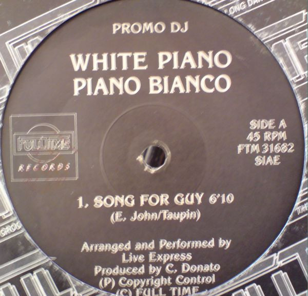 White Piano / Piano Bianco - Song For Guy | Full Time Records (FTM 31682)