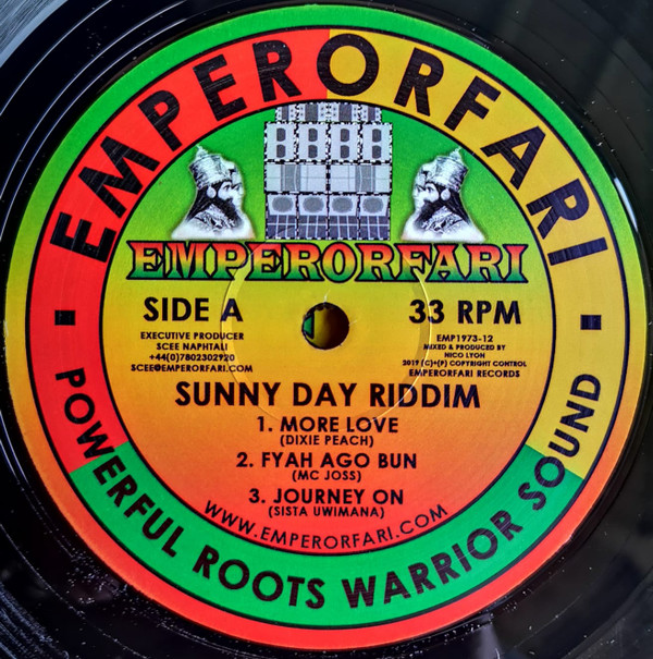 Dixie Peach , Mc Joss , Sista Uwimana - Sunny Day Riddim | Emperorfari (EMP1973-12) - main