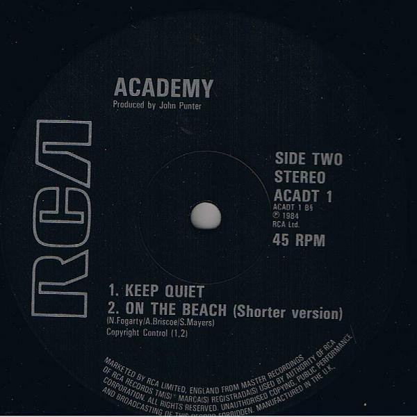 Academy - On The Beach | RCA (ACAD T1) - 3