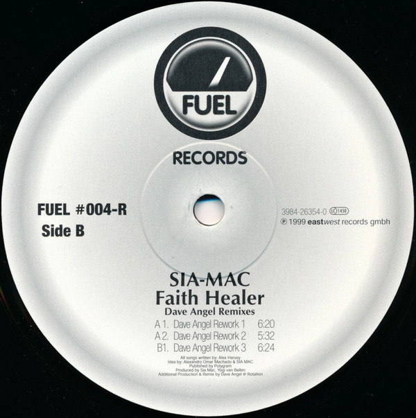 Sia-Mac - Faith Healer (Dave Angel Remixes) | Fuel Records (FUEL #004-R) - 3 Sia-Mac - Faith Healer (Dave Angel Remixes) | Fuel Records (FUEL #004-R) - 3