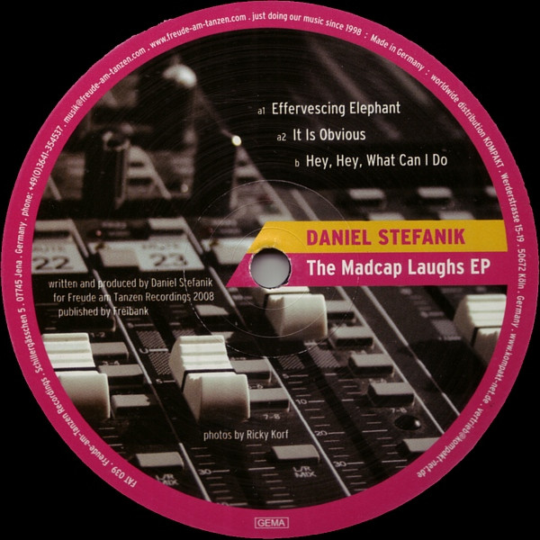 Daniel Stefanik - The Madcap Laughs EP | Freude Am Tanzen (FAT 039) - 5 Daniel Stefanik - The Madcap Laughs EP | Freude Am Tanzen (FAT 039) - 5