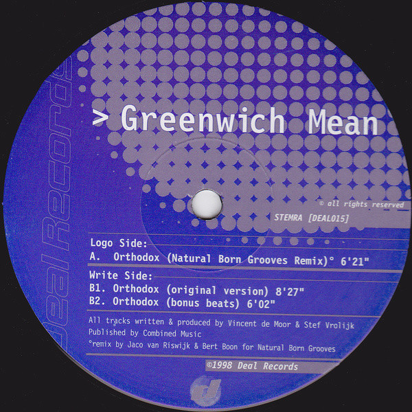 Greenwich Mean - Orthodox | Deal Records (DEAL 015) - 3 Greenwich Mean - Orthodox | Deal Records (DEAL 015) - 3