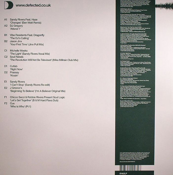 Sandy Rivera - In The House | ITH Records (ITH02LP) - 2