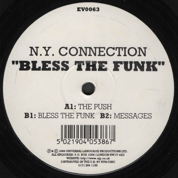 N.Y. Connection - Bless The Funk | Evolution (EVO063) - main N.Y. Connection - Bless The Funk | Evolution (EVO063) - main