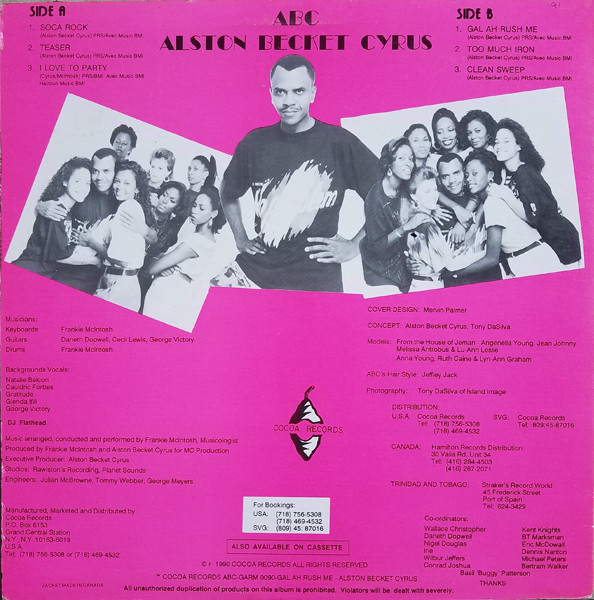 Alston Becket Cyrus - Gal Ah Rush Me | Cocoa Records (ABC-GARM 0090) - 2 Alston Becket Cyrus - Gal Ah Rush Me | Cocoa Records (ABC-GARM 0090) - 2